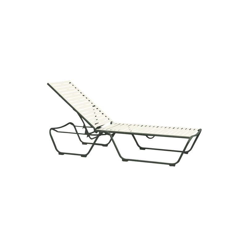 Millennia EZ Span™ Outdoor Metal Chaise Lounge, Snow , Sonora
