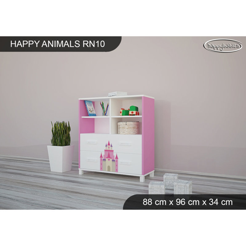 88cm W Kids Cube, Pink