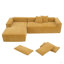 Canapé modulaire en L en chenille (canapé modulaire)-1543506316