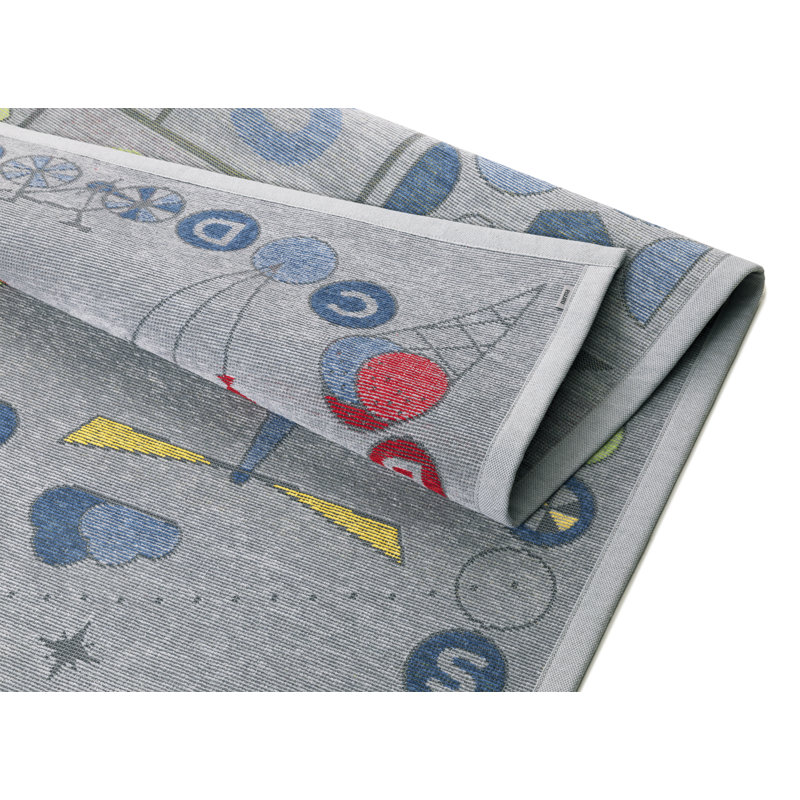 Gledhill Flatweave Silver Rug, Rectangle 140 x 200cm