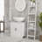 Bathroom Sink Cabinet, Pedestal Sink Cabinet with Adjustable Shelf