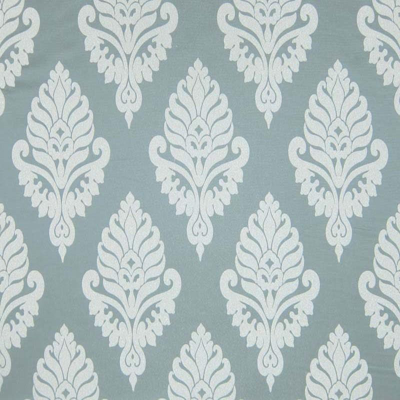 Rowley Fabric | Floral Damask Fabric | Drapery & Curtain Fabric, Black