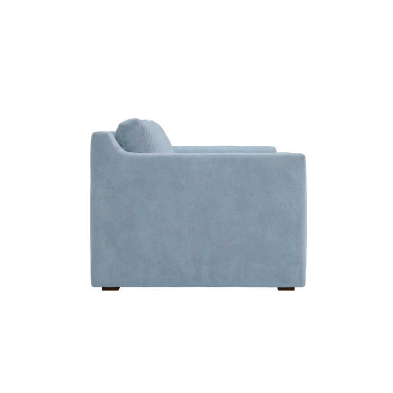 Elevate Chair, Cornflower Recycled Velvet