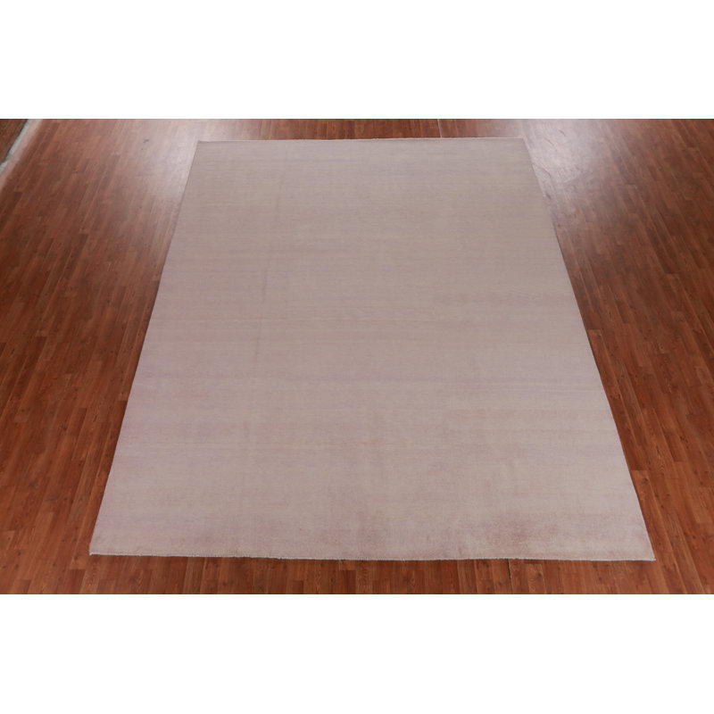 Tapis lavande rayé Gabbeh 9 x 12