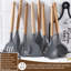 Ensemble d'ustensiles de cuisine Chef 33 pièces, ensemble de spatules antiadhésives en silicone avec support,-86180577
