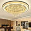 Modern Crystal Led Dimmable Chandelier Black-439614766