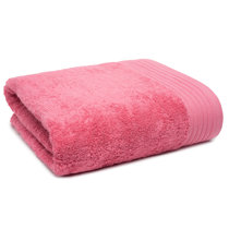 The Company Store Company Cotton Coral Solid Turkish Cotton Bath Sheet Pink