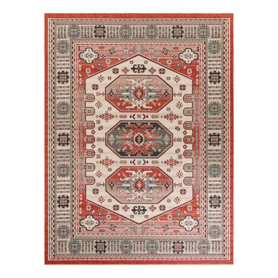 Indoor/Outdoor Traditional Area Rug