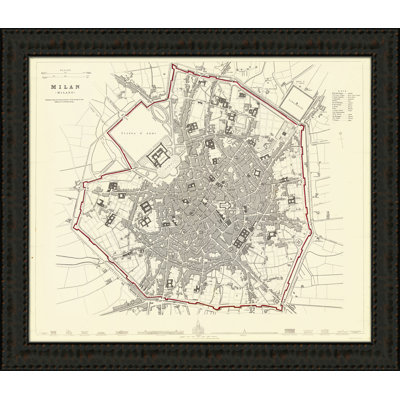 "Milan" par Lillan August - impression encadrée sur papier