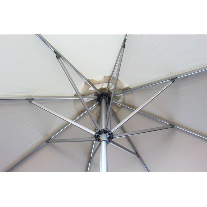 Post 350cm Market Parasol, Ecru