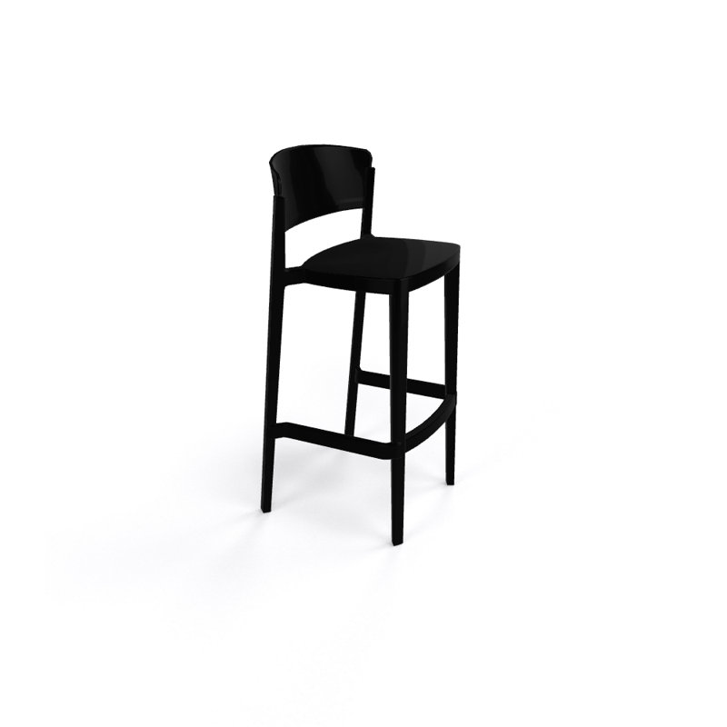 Tabouret de bar Sevan Abuela, Noir
