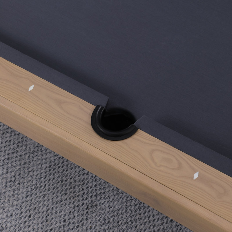 Table de billard en ardoise avec plateau de salle à manger Axis, 8 pi: H 30,91 po x l 103,03 po x P 59,02 po, Non