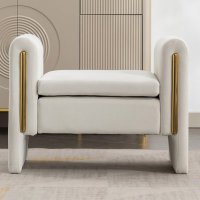 Banc de maquillage en velours