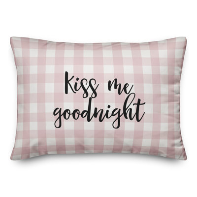  Coussin Kiss Me, Goodnight