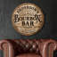 Plaque de bar Bourbon personnalisée-1411695865