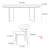 French style home oval dining table sets-106324793