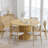 Solid Wood Dining Table Round Pedestal Kitchen Table-137385670-137385668