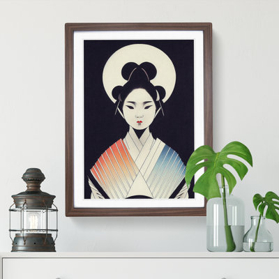 Artful Geisha No.1 1 Piece Single Picture Frame Wall Art