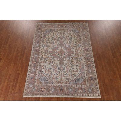 Tapis traditionnel délavé 7 x 9