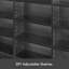 145.7cm H Media Shelves