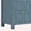 Organisateur de meuble-lavabo 36 po avec lavabo en céramique, ensemble d'armoire de rangement, bleu rétro-791739031