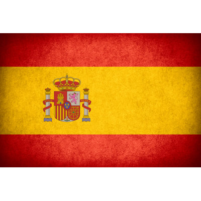 Flag Of Spain - Wrapped Canvas Print