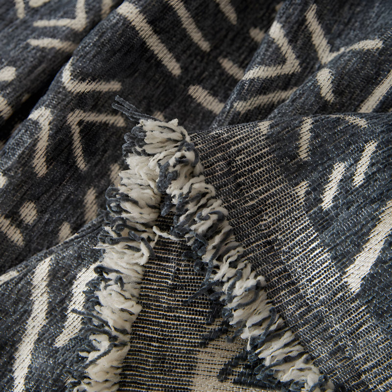 Chenille Sofa Cover, Versatile, Stain Resistant, Black