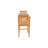 2 - Person Teak Wood Patio Dining Set with Square Table , Cushions Included