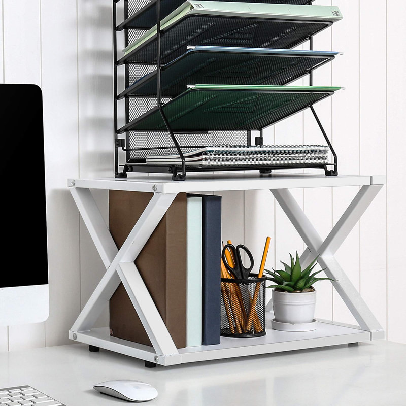 Galia 30.3cm H x 45.5cm W Printer Stand, White