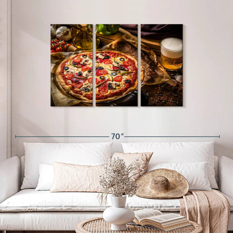 Yarlin Beer And Pizza, 28" H x 45" W