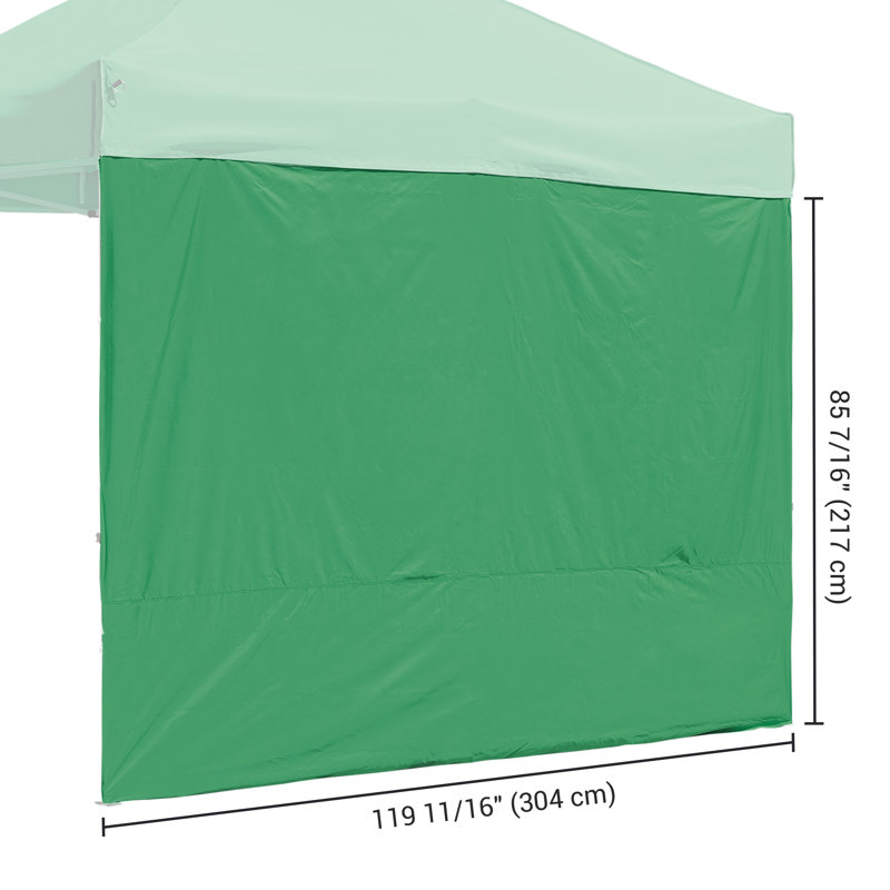 Mur latéral Instahibit, Vert, H 85,43 po x l 119,69 po x P 0,2 po