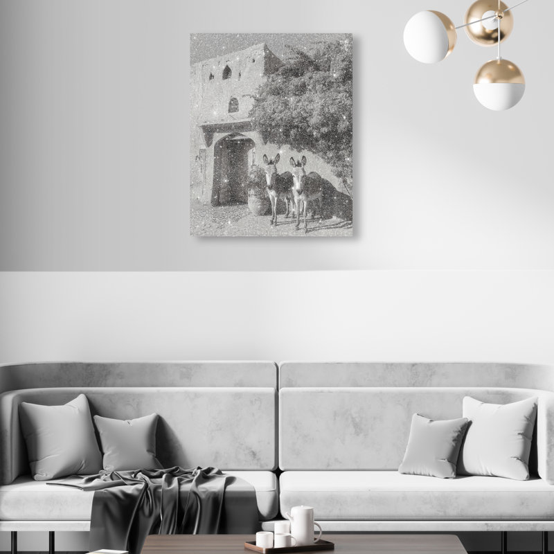 Morning Wait BW Print by Oliver Gal, 30"H x 24"W, Gallery Wrapped