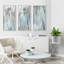 «Blue Illusion I», ensemble de 3 reproductions encadrées sur toile-775788863-621136438