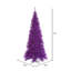 Purple Fir Lighted Artificial Fir Christmas Tree-1660556741