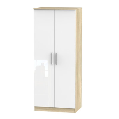 Fully Assembled 2 Door Wardrobe