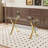 Tempered Glass Dining Table(Only Table)