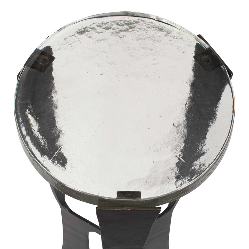 Uttermost Renaud Dark Bronze Drink Table