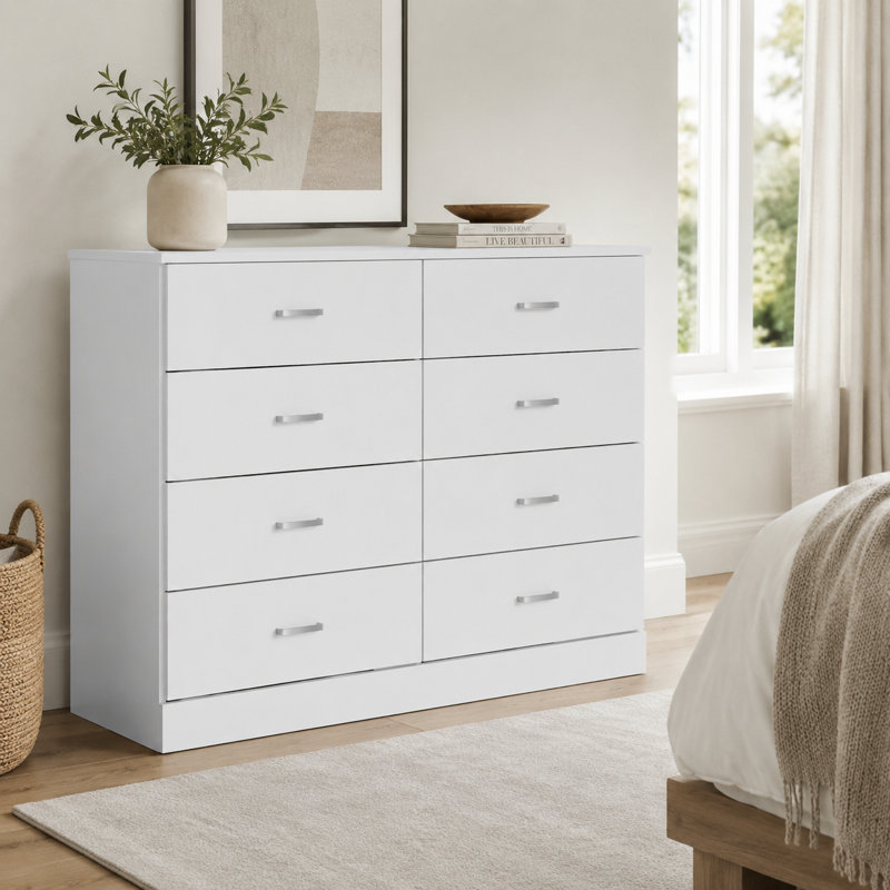 Cleason 47" W Modern Contemporary 8 Drawer Dresser