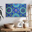 Mosaïque bleue Kerner en médina-111839263