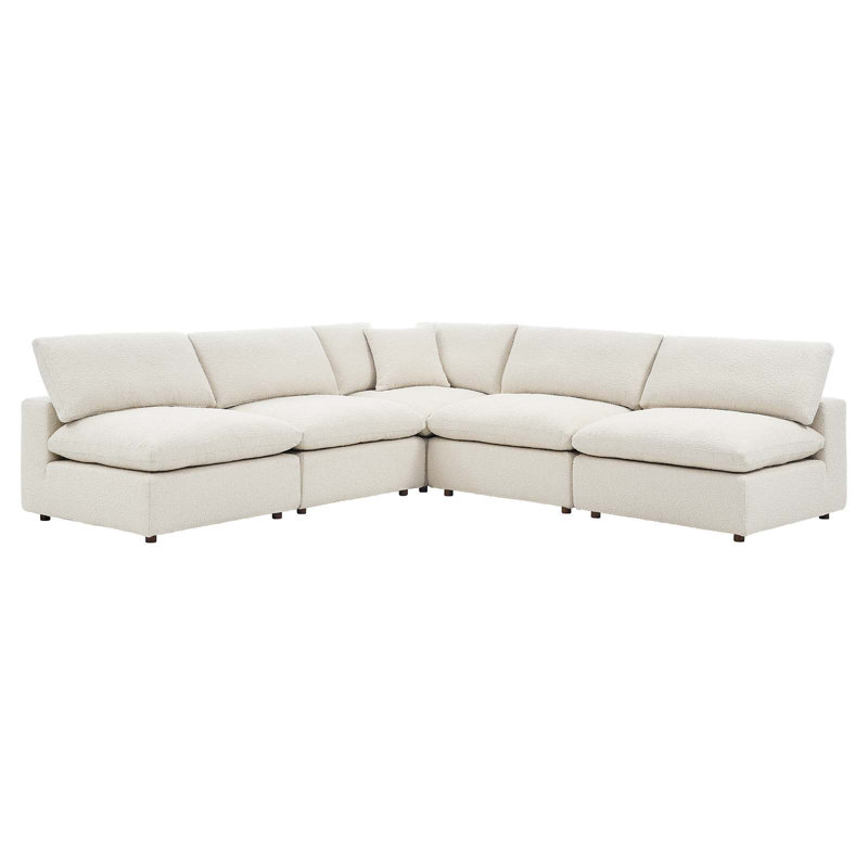 Canapé modulaire 5 pièces Commix, Ivoire