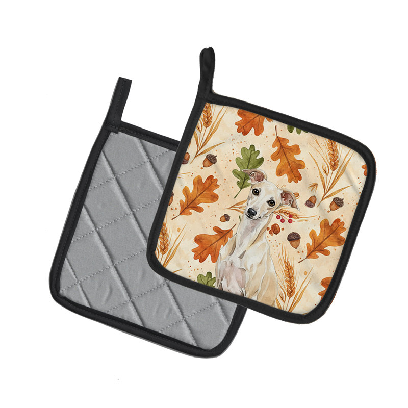 Paire de supports à casseroles crème