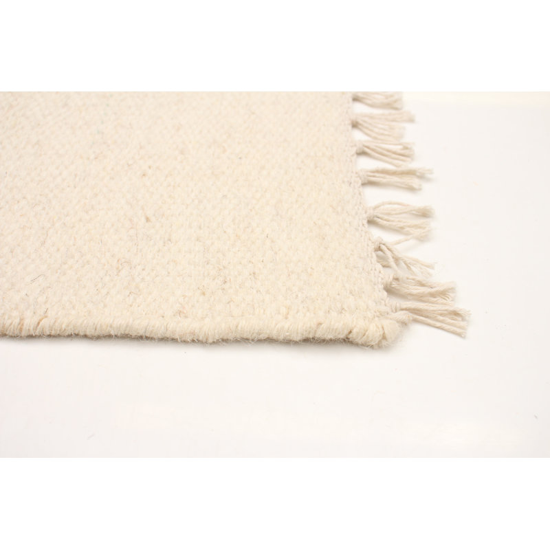 Tapis vert / gris / bleu en laine tissé à plat à la main à motif rectangulaire New 5 pi x 8 pi 2 po New Ashford