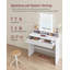 Anesia Dressing Table with Mirror