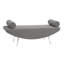 Orient Fabric, Faux Leather Upholstered Bench-16869967