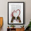 Boxer Amour - Tableau encadré sous verre acrylique, grande décoration murale pour salon-290735768-290735770