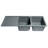 45.69'' L Double Bowl Granite Kitchen Sink-36903830