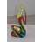 Vitala Multicolor Stretching Woman Resin Statue Size: 5" x 4" x 10"H