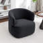 Fauteuil demi-tonneau pivotant rembourré Tybias-614981171