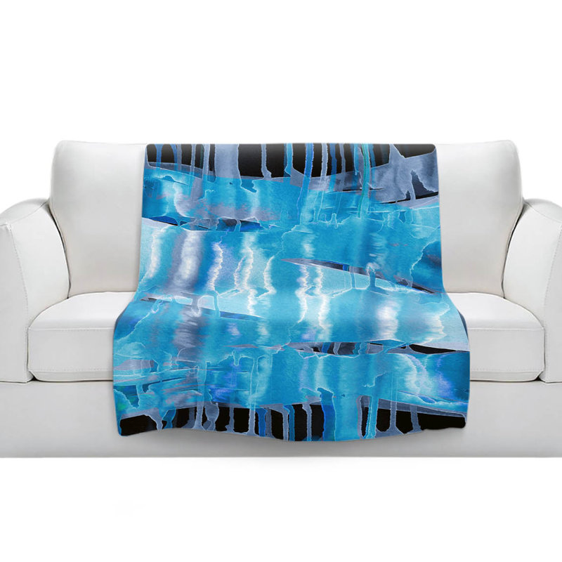 Hand Woven Throw Blanket, 68" W x 80" L