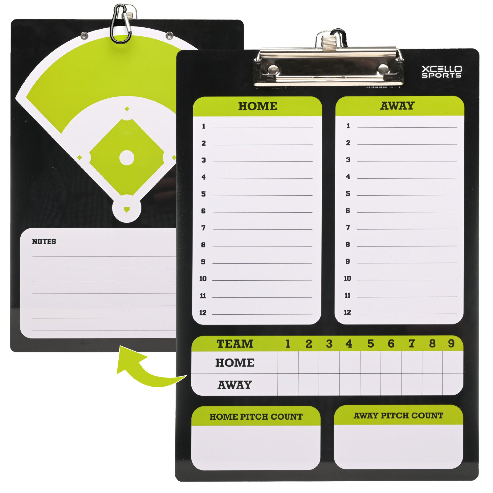 Excello Global Products Xcello Sports 9.5 in. x 13.5 in. Dry Erase